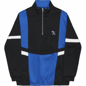 hélas sweatshirt quarter zip hoop (blue/black)