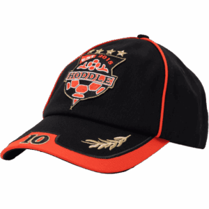 hoddle cap 6 panel 10 year (black)