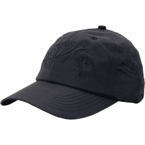 hoddle cap 6 panel nylon (black)