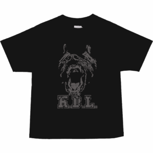hoddle tee shirt h.d.l bark (black)