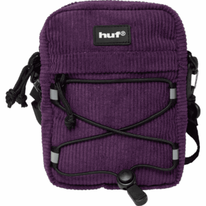 huf bag cord side bowery (dark berry)