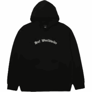 huf sweatshirt hood olympia (black)