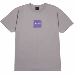 huf tee shirt box logo (lilac chalk/purple)