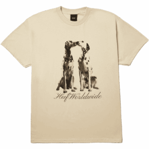 huf tee shirt dogged (bleach)