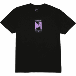 huf tee shirt exclusive appearance (black)