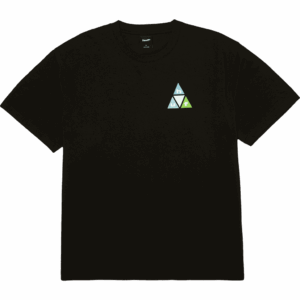 huf tee shirt prism triple triangle (black)
