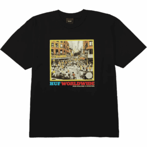 huf tee shirt tales (black)