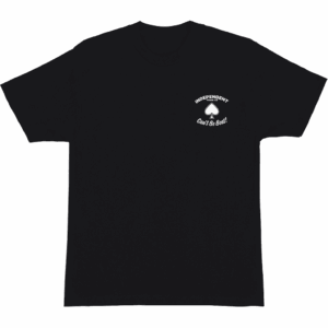 independent tee shirt royal flush (black)