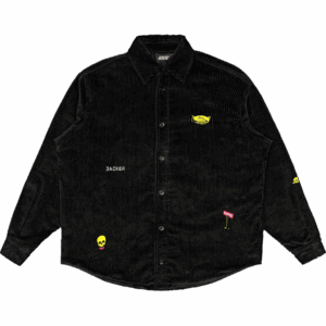 jacker shirt overshirt cord deal (black)