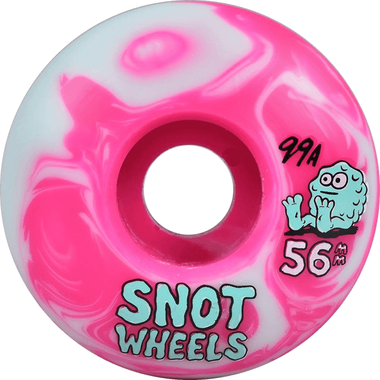 Shop snot wheels swirl snots regular shape (teal/pink) 99a 56mm online ...
