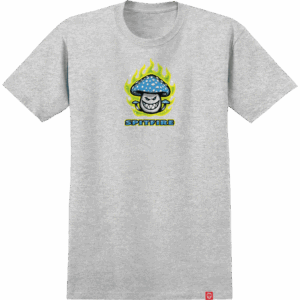 spitfire tee shirt mushroom bighead (heather grey)