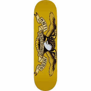 antihero board kids mini classic eagle (yellow) 7.3