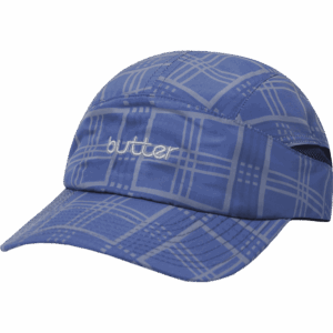 butter goods cap 5 panel trail (plaid)