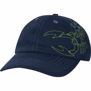 butter goods cap 6 panel scorpion (navy)