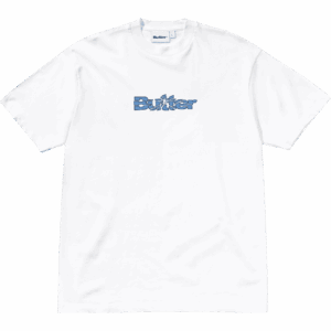 butter goods tee shirt smashed logo (white)