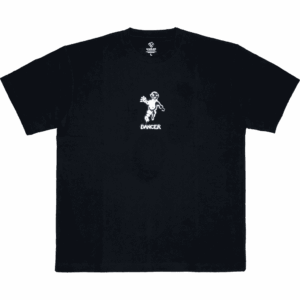 dancer tee shirt og logo (black)