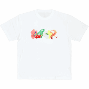 dancer tee shirt glam flowers (white)