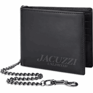 jacuzzi wallet leather pu chain