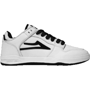 lakai shoes telford low (white/black/leather)