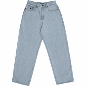 nnsns pants denim biggerfoot (superbleached)