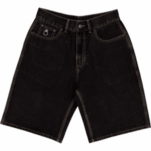 nnsns short denim jort biggerfoot (black washed)