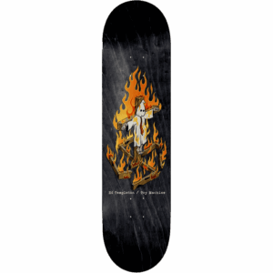 toy machine board charred cross ed templeton (black) 8.25