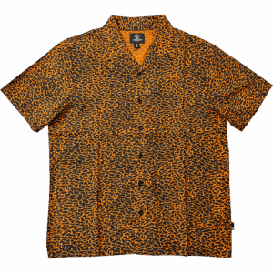 volcom shirt short sleeves utopias print (brown horn)
