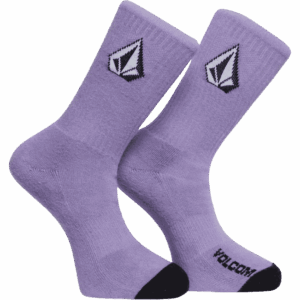 volcom socks full stone (purple)
