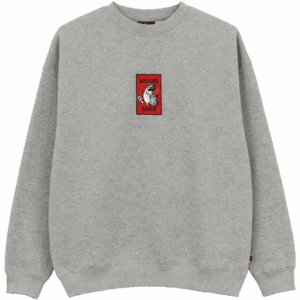 volcom sweatshirt crew rockout (heather grey)