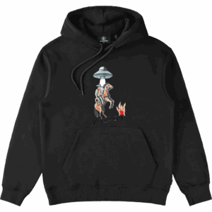volcom sweatshirt hood mickey mason 2 (black)