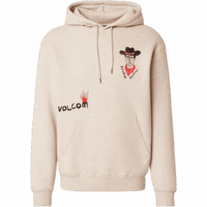 volcom sweatshirt hood mickey mason (dust heather)