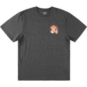 volcom tee shirt meowdy hth (heather black)