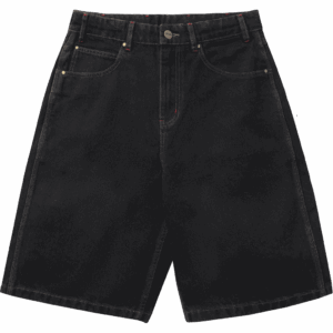 butter goods short daniel johnston denim dragon (washed black)