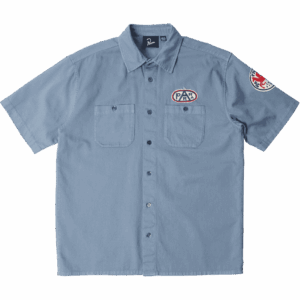 parra shirt short sleeves gas station (blue)