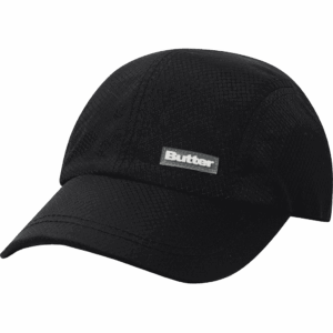 butter goods cap 4 panel stride (black)