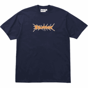 butter goods tee shirt nail (navy)