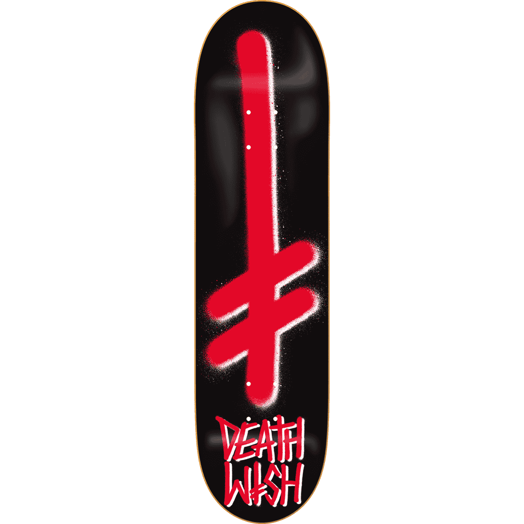 deathwish board gang logo (black/red) 8 deathwish board gang logo (black/red) 8