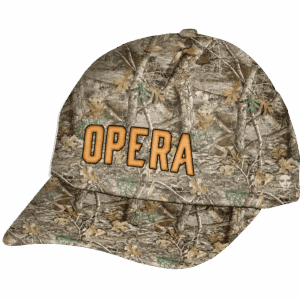 opera cap 6 panel tree (camo)