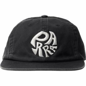 parra cap 6 panel 1976 logo (black)