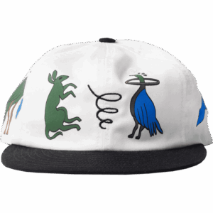 parra cap 6 panel animal style (white)