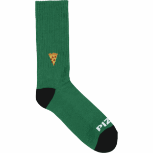 pizza socks emoji (green)