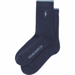 polar socks business no complies forever (navy/light blue)