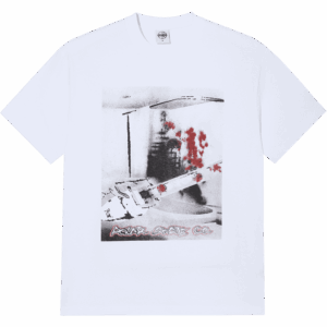 polar tee shirt chainsaw (white)