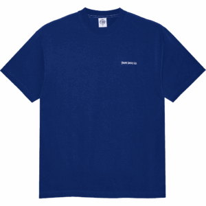 polar tee shirt contrast doodle (ultramarine/white)