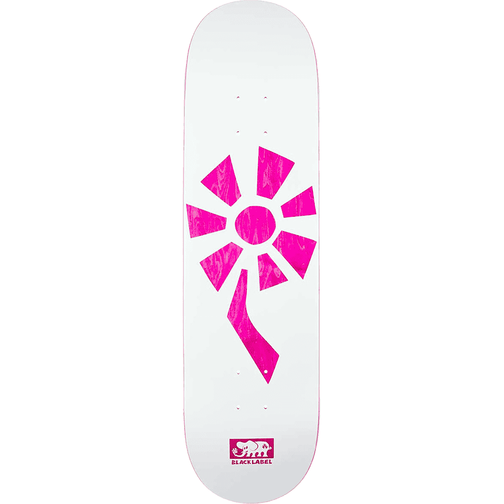 black label board flower power (white/pink) 8.25 black label board flower power (white/pink) 8.25
