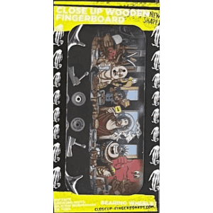 close up fingerboard cliché last supper