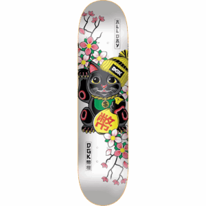 dgk board lucky cat (white) 8.25