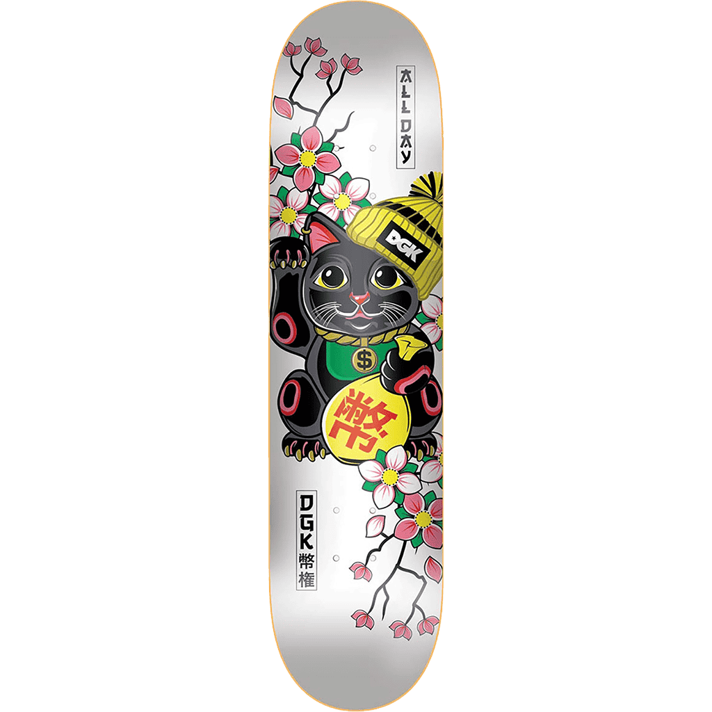 dgk board lucky cat (white) 8.25 dgk board lucky cat (white) 8.25