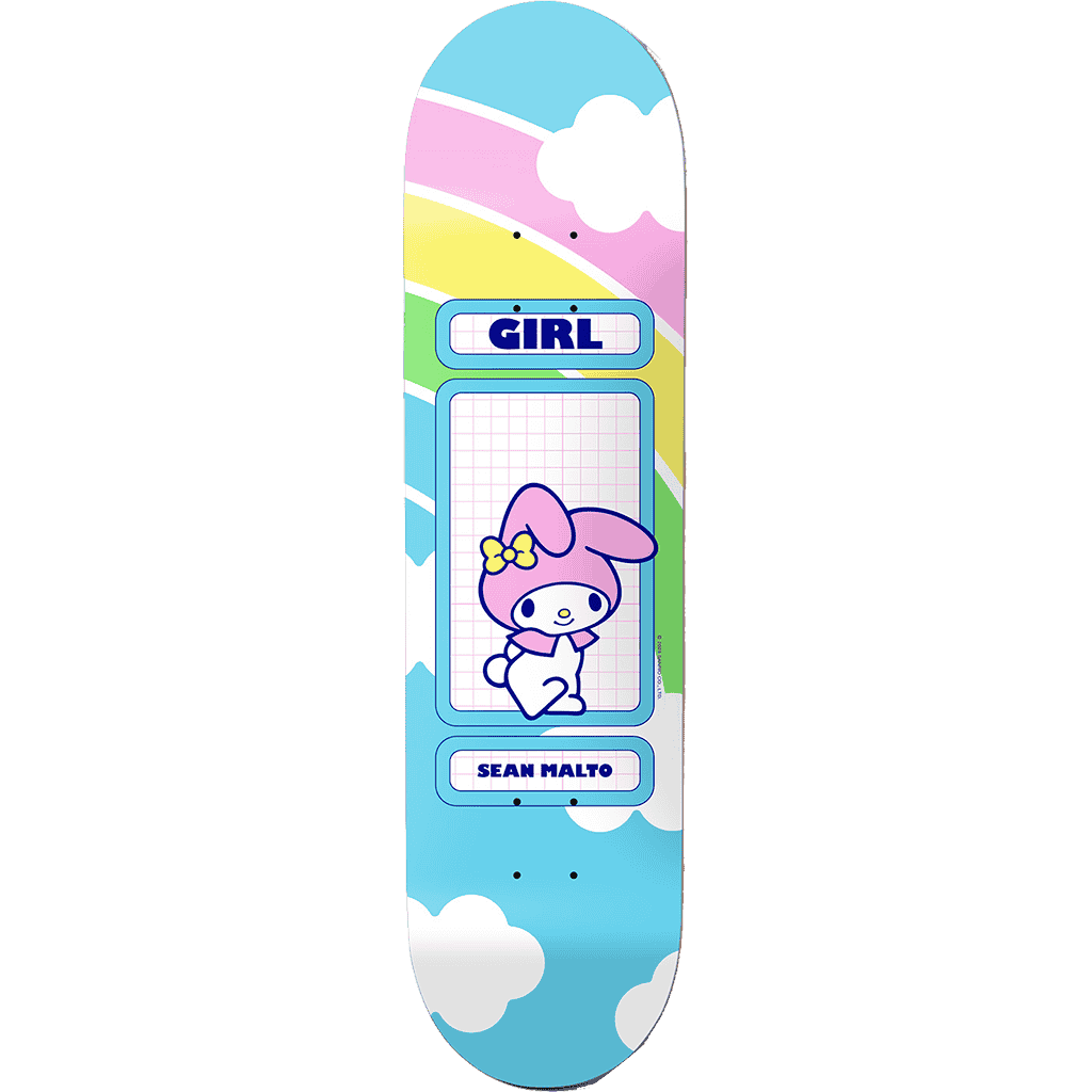 girl board hello kitty and friends rainbow sean malto 8.25 girl board hello kitty and friends rainbow sean malto 8.25