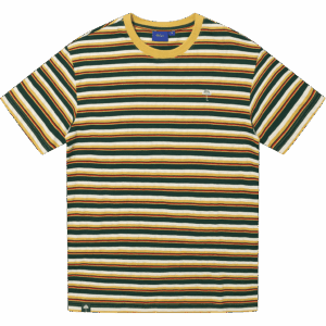 hélas tee shirt classic (striped green)